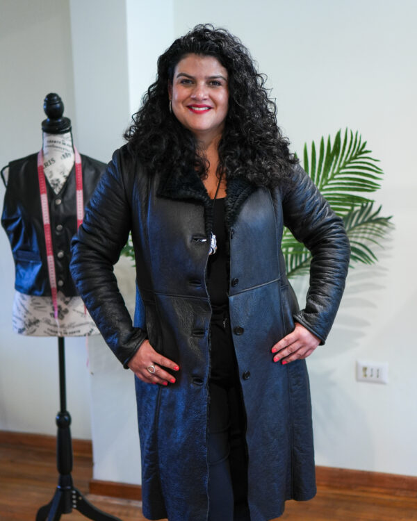 Gamulán mujer cuero genuino napalán