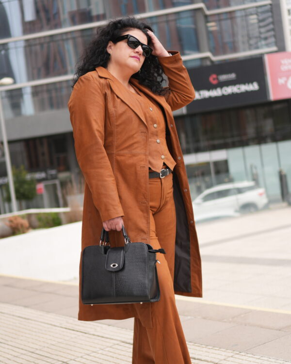 Trench de cuero Valeria